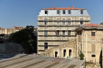 Le bâtiment du Médico-Social vu de l'extérieur